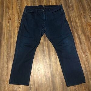 Paige Jeans Men's 34 Federal High Rise Straight Leg Stretchy in Inkwell Wash